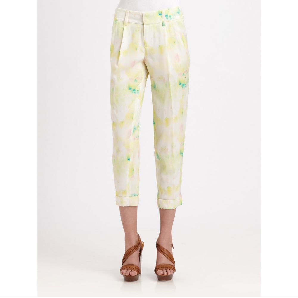 Alice and Olivia pants citrus